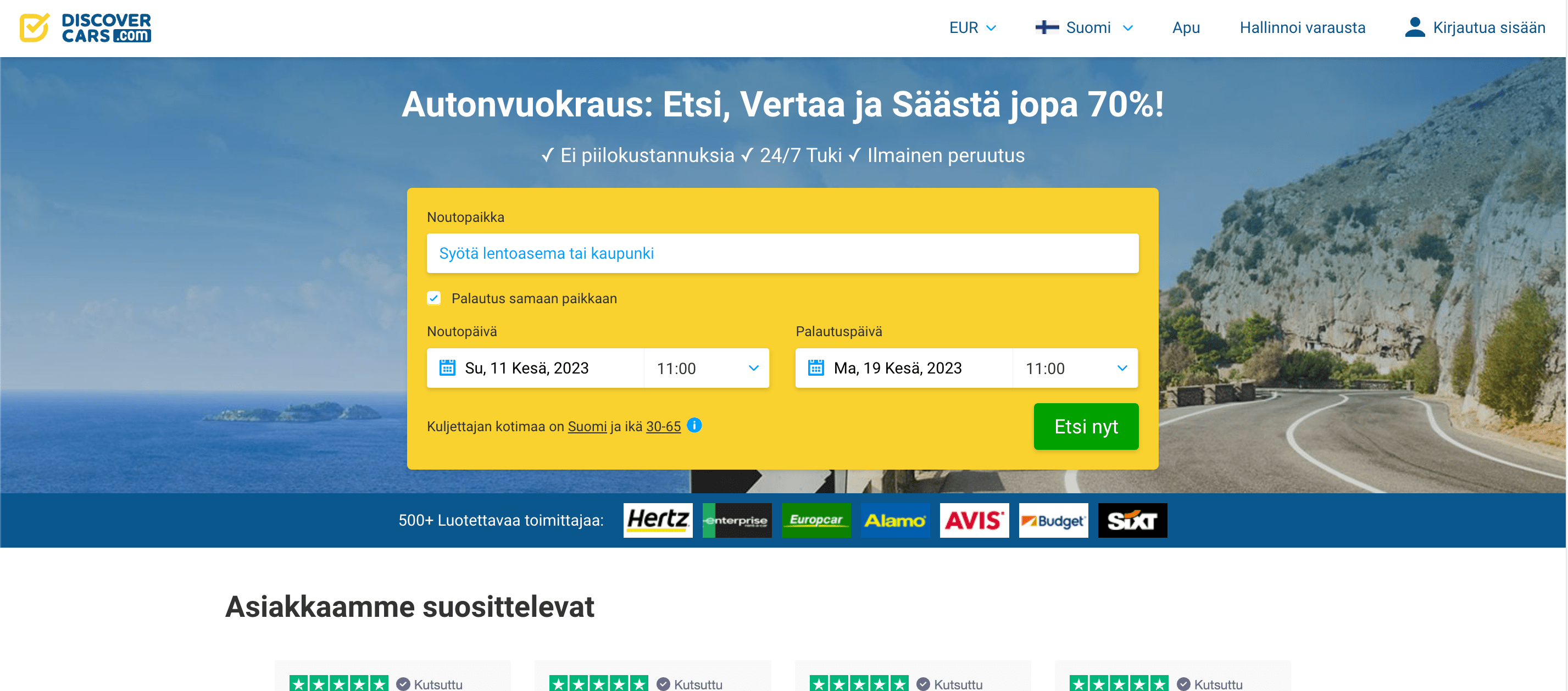 discovercars-kokemuksia